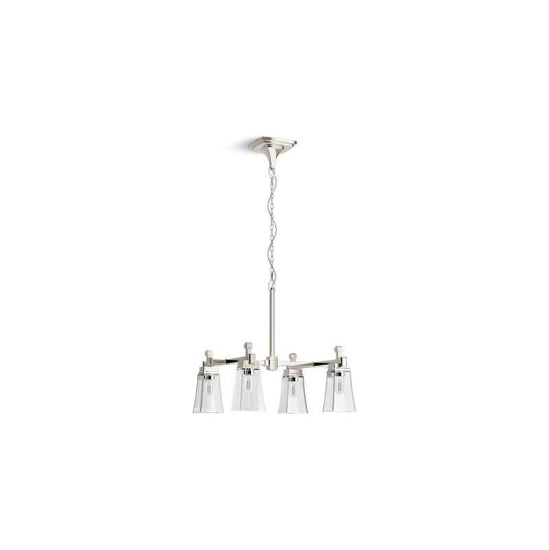 Riff® 30-9/16'' x 23-15/16'' four-light chandelier-shop