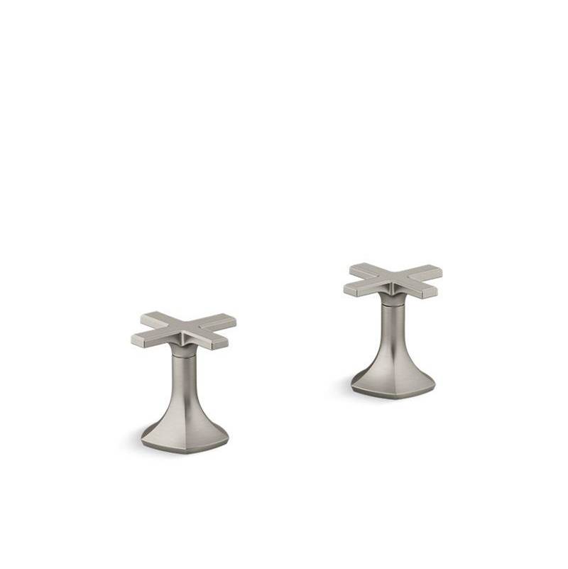 Occasion™ Deck-mount cross bath faucet handles-related