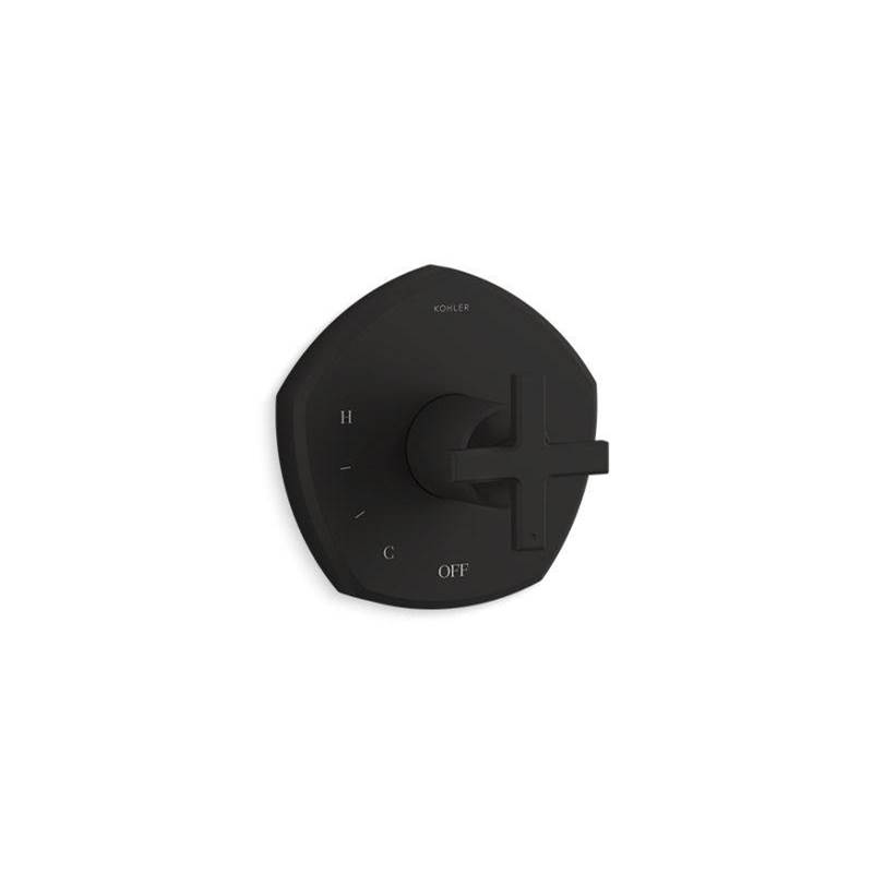 Occasion™ Rite-Temp® valve trim with cross handle-shop