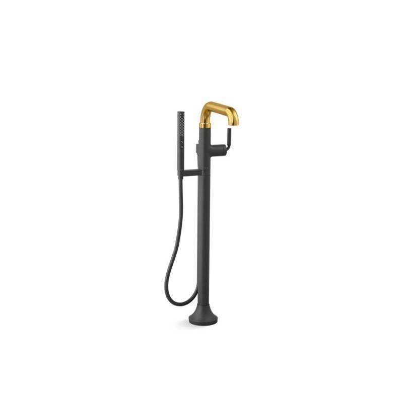 Tone™ Floor-mount bath filler trim with handshower-related