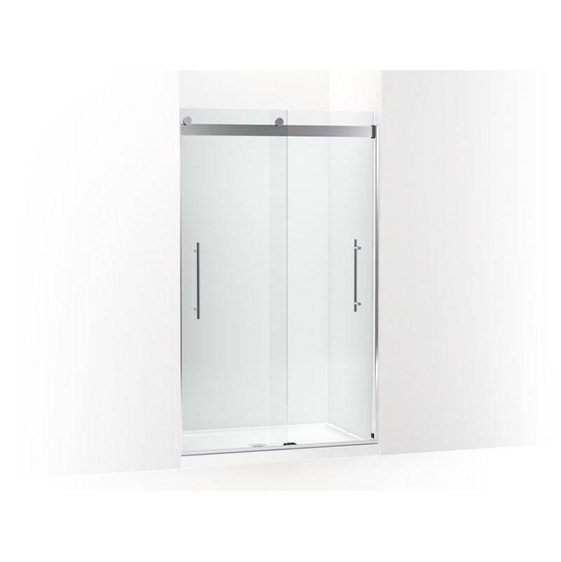 Levity® Plus Frameless sliding shower door, 77-9/16'' H x 44-5/8 - 47-5/8'' W, wi-shop