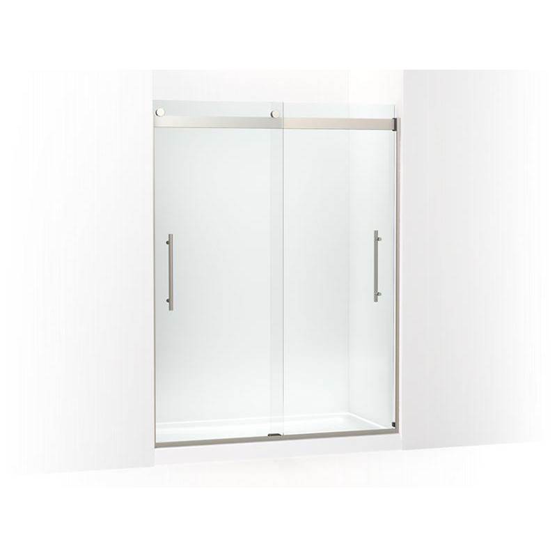 Levity® Plus Frameless sliding shower door, 77-9/16'' H x 56-5/8 - 59-5/8'' W, wi-related