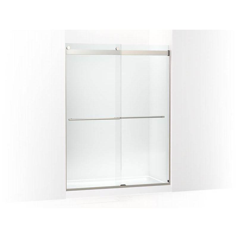 Levity® Plus Frameless sliding shower door, 77-9/16'' H x 56-5/8 - 59-5/8'' W, wi-related
