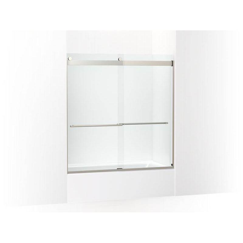 Levity® Plus 61-9/16'' H sliding bath door with 3/8'' - thick glass-related