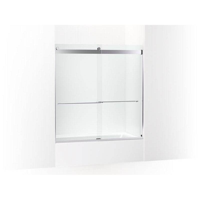 Levity® Plus 61-9/16'' H sliding bath door with 3/8'' - thick glass-related