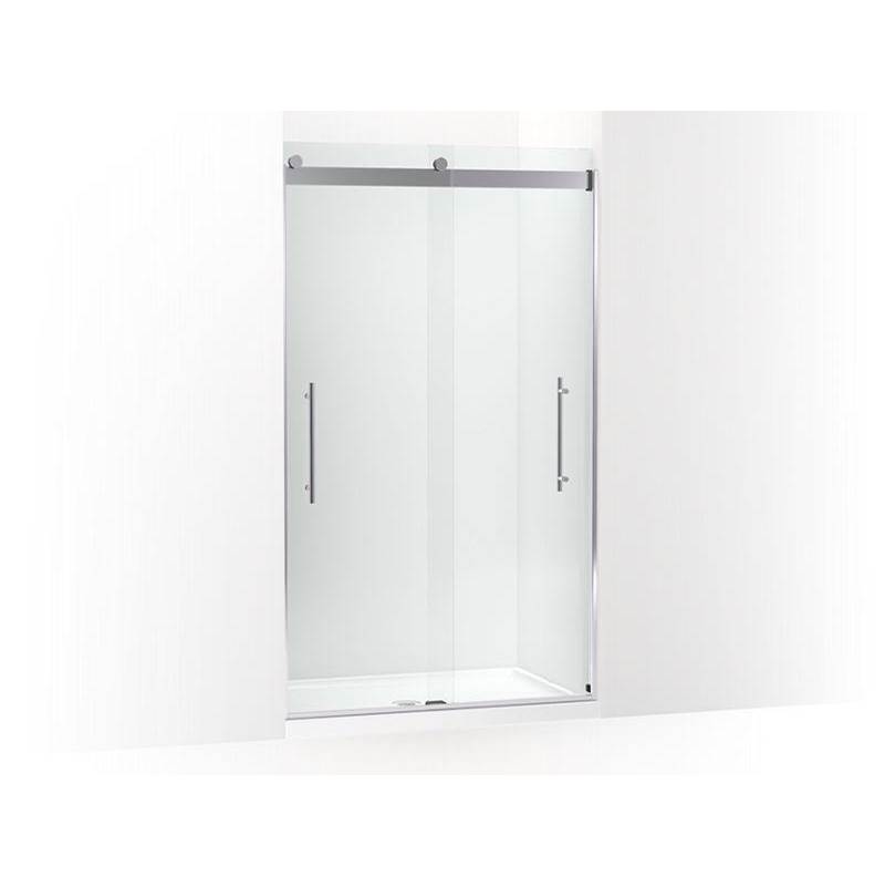 Levity® Plus Frameless sliding shower door, 81-5/8'' H x 44-5/8 - 47-5/8'' W, wit-related