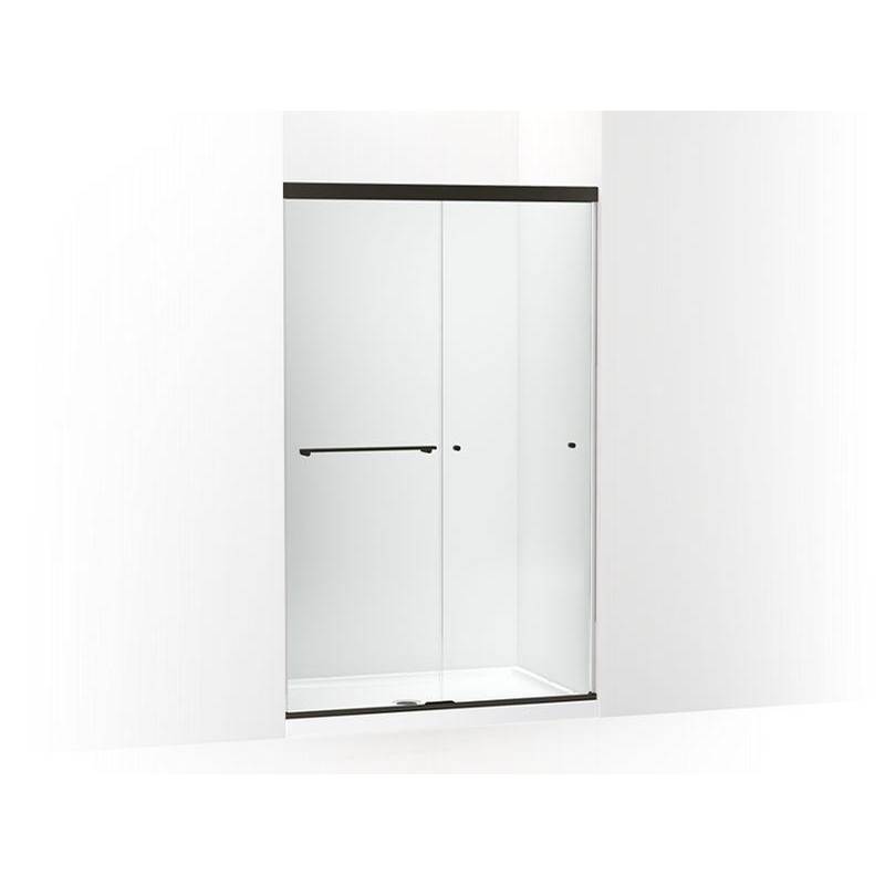 Revel® Sliding shower door, 76'' H x 44-5/8 - 47-5/8'' W, with 5/16'' thick Cryst-related