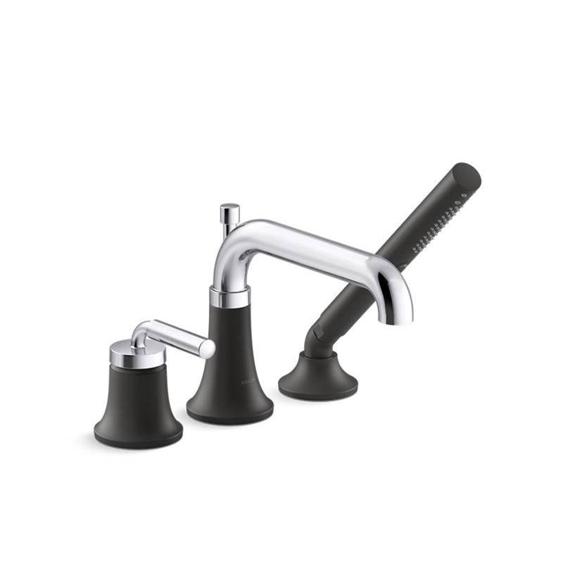 Tone™ Deck-mount bath faucet with handshower-shop