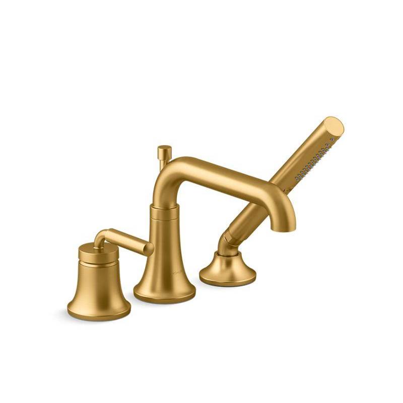 Tone™ Deck-mount bath faucet with handshower-related