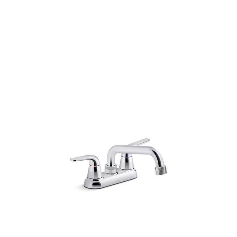 Jolt™ Two-handle utility sink faucet with 3/4'' threaded GHT spout-shop