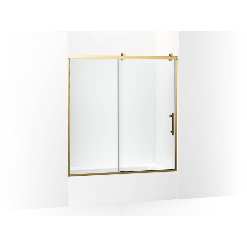 Rely 62-1/2 in. H Sliding Bath Door With 3/8 in. -Thick Glass-related
