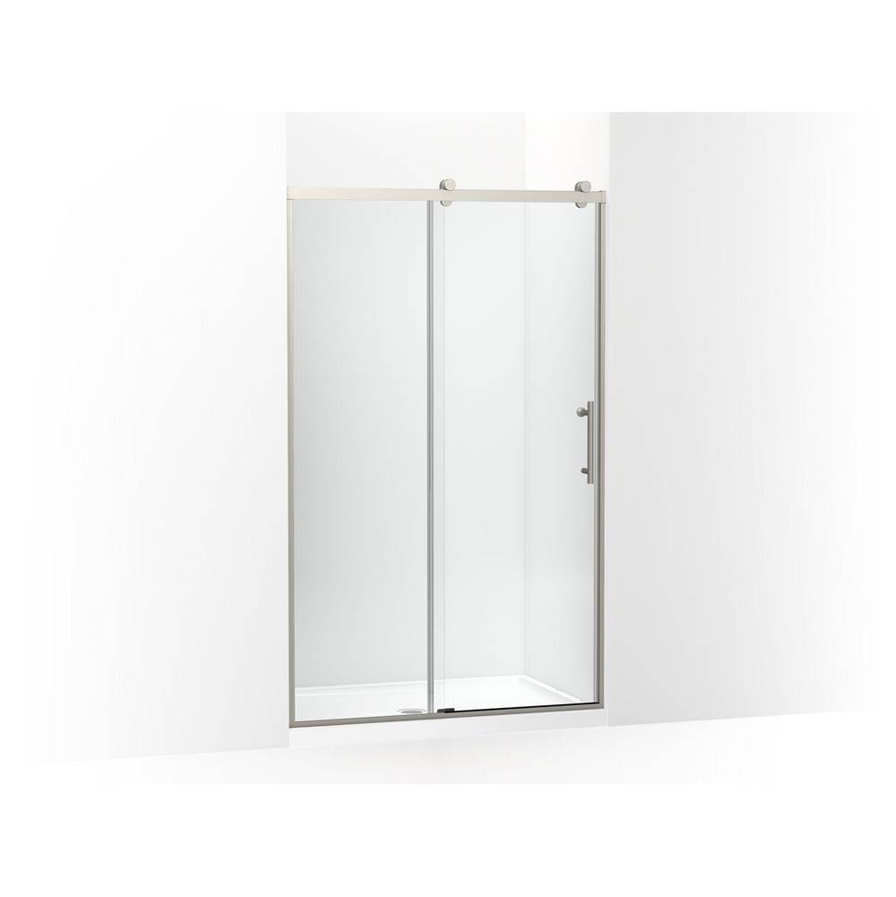 Rely® 77'' H sliding shower door with 3/8''-thick glass-related