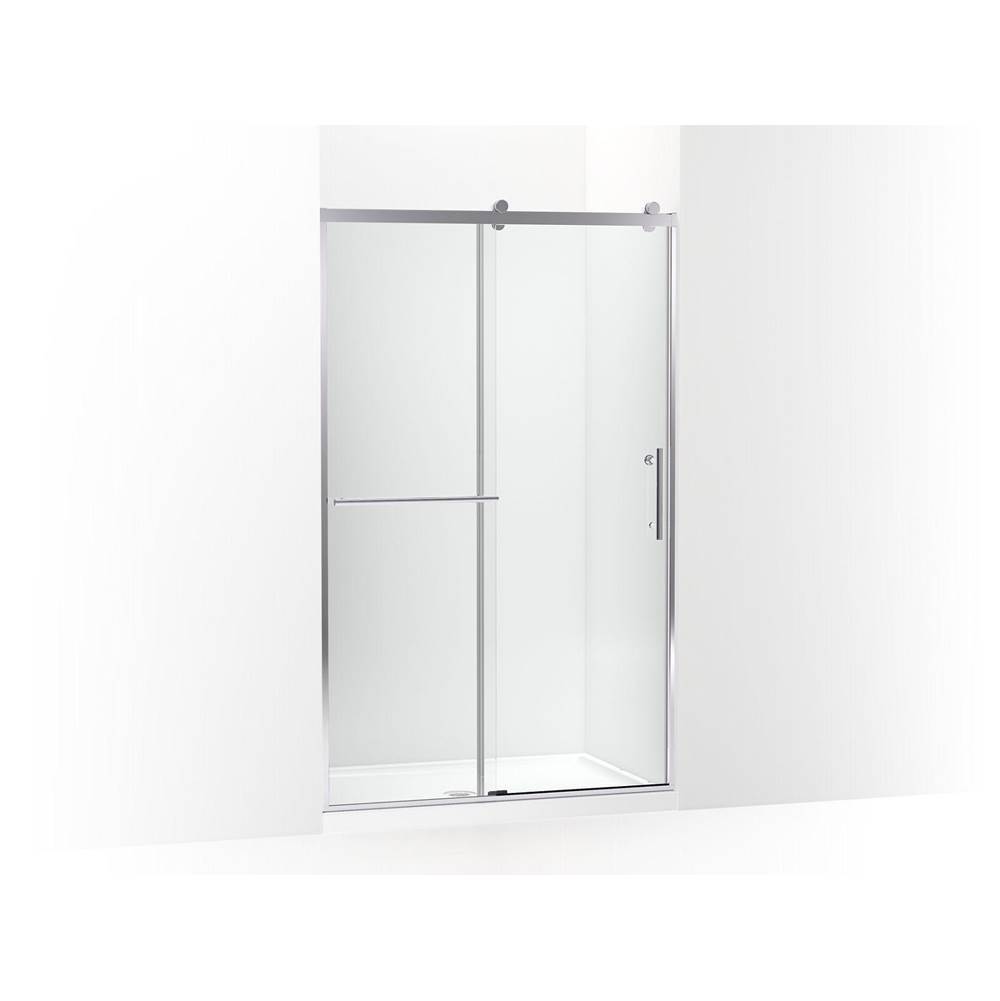 Rely® 77'' H sliding shower door with 3/8''-thick glass-shop