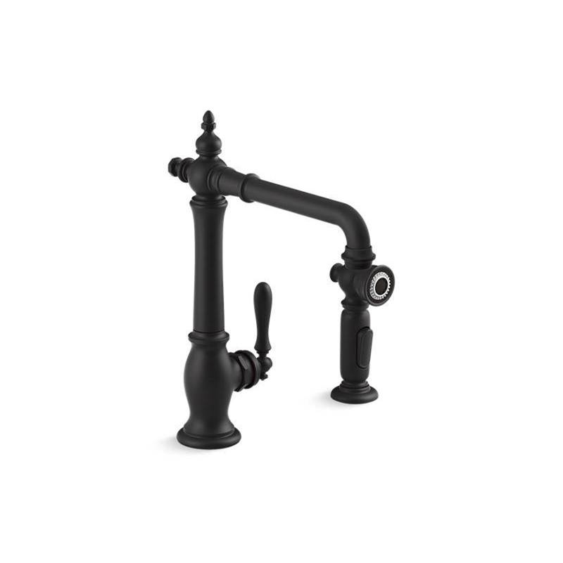 Artifacts® Single-handle kitchen sink faucet with sidesprayer-related