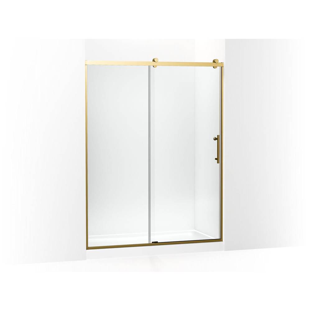 Rely 77 in. H Sliding Shower Door With 3/8 in. -Thick Glass-related