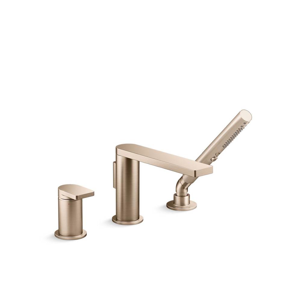 Composed® Deck-mount bath faucet with handshower-related