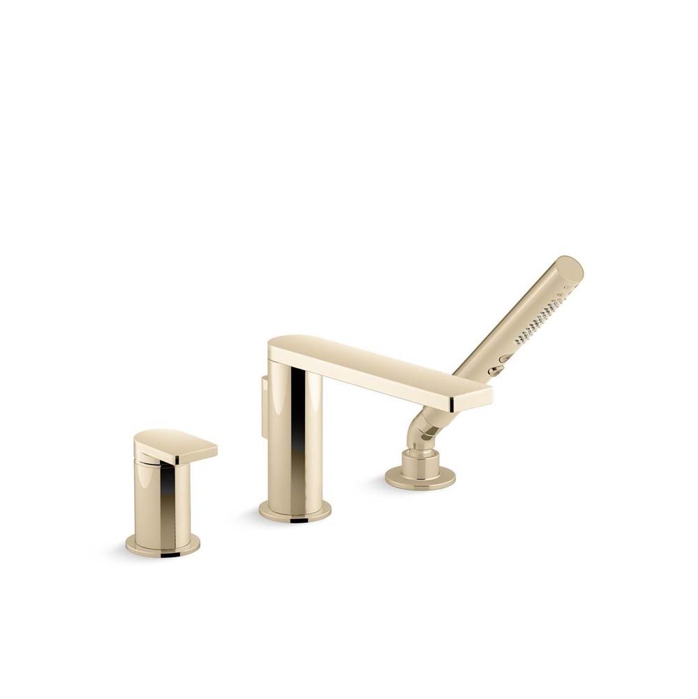Composed® Deck-mount bath faucet with handshower-related