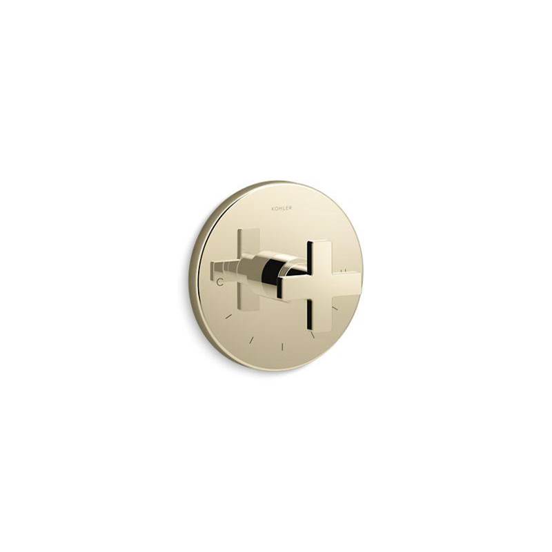 Composed Mastershower Temperature Control Valve Trim With Cross Handle-related