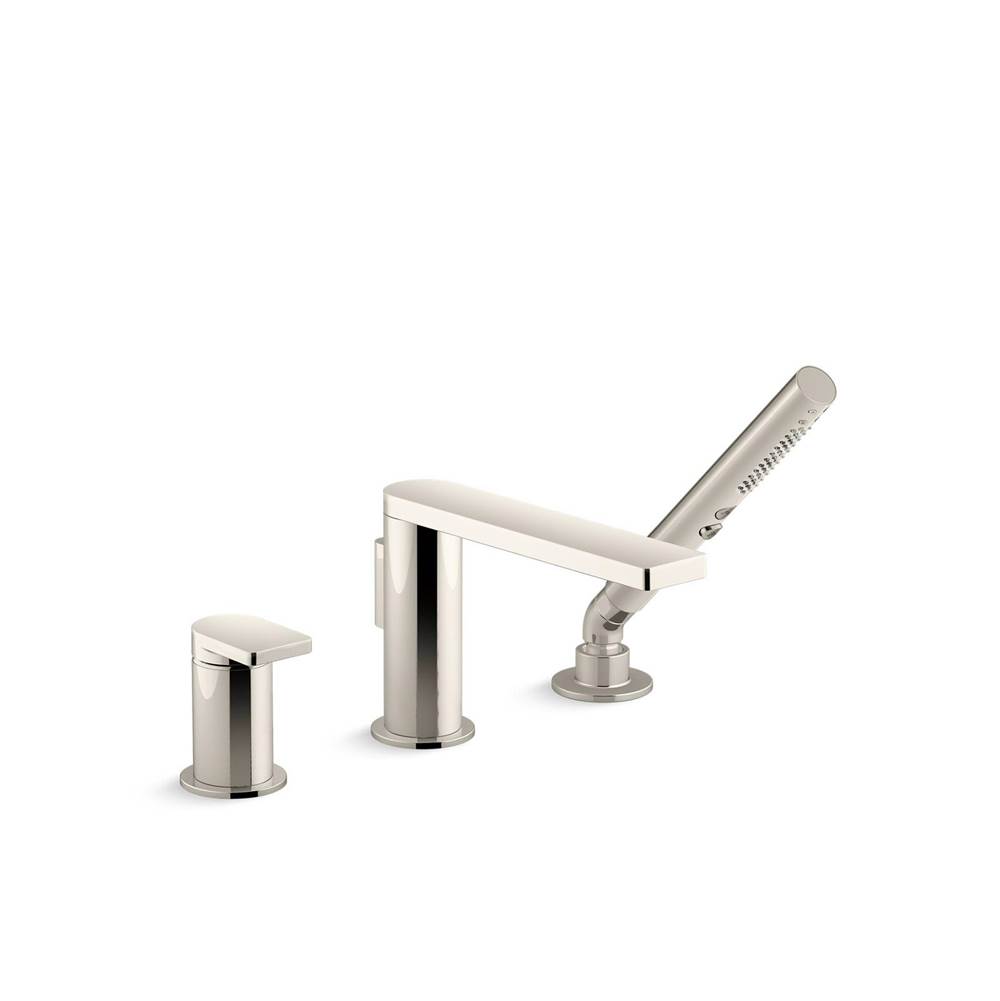 Composed® Deck-mount bath faucet with handshower-related