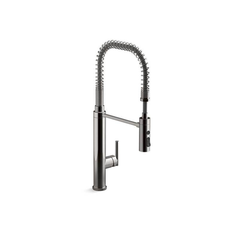 Purist® Semi-professional kitchen sink faucet with three-function sprayhead-related