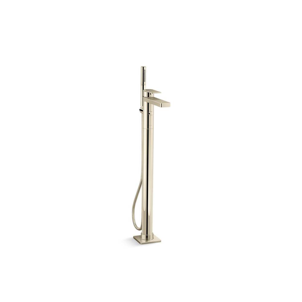 Parallel® Floor-mount bath filler trim with handshower-shop
