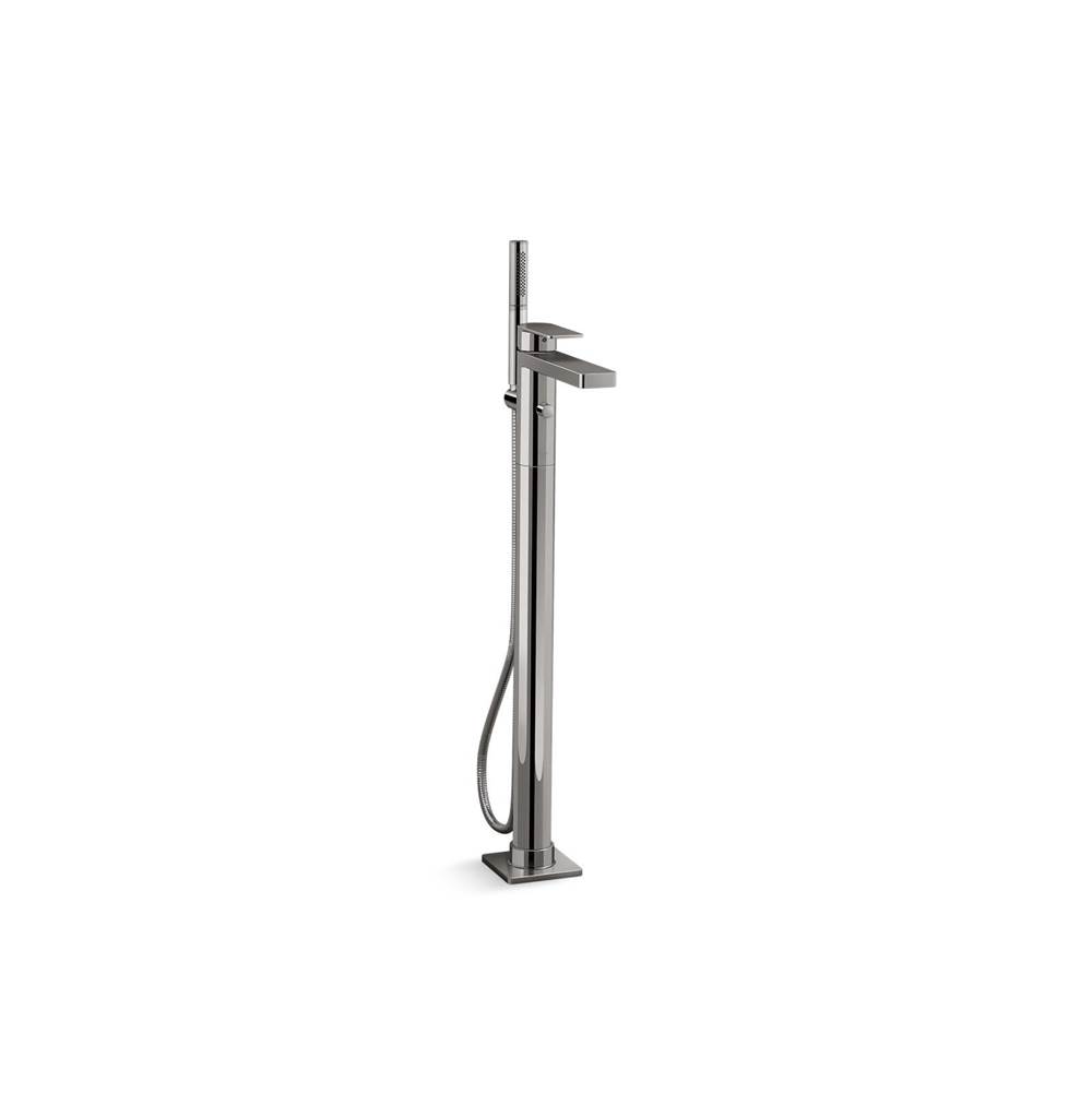 Parallel® Floor-mount bath filler trim with handshower-shop