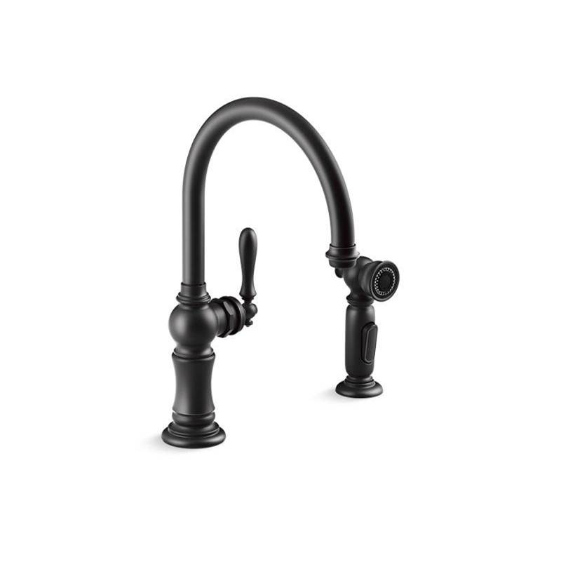 Artifacts Single-Handle Kitchen Sink Faucet With Two-Function Sprayhead-related