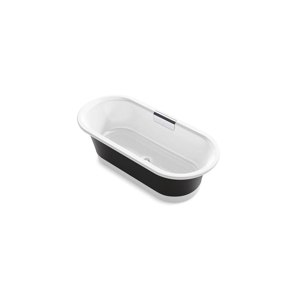 Volute™ 63'' x 28-3/8'' freestanding bath with base-related