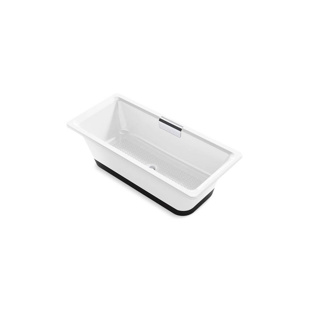 Volute™ 63'' x 28-3/8'' freestanding bath with base-related