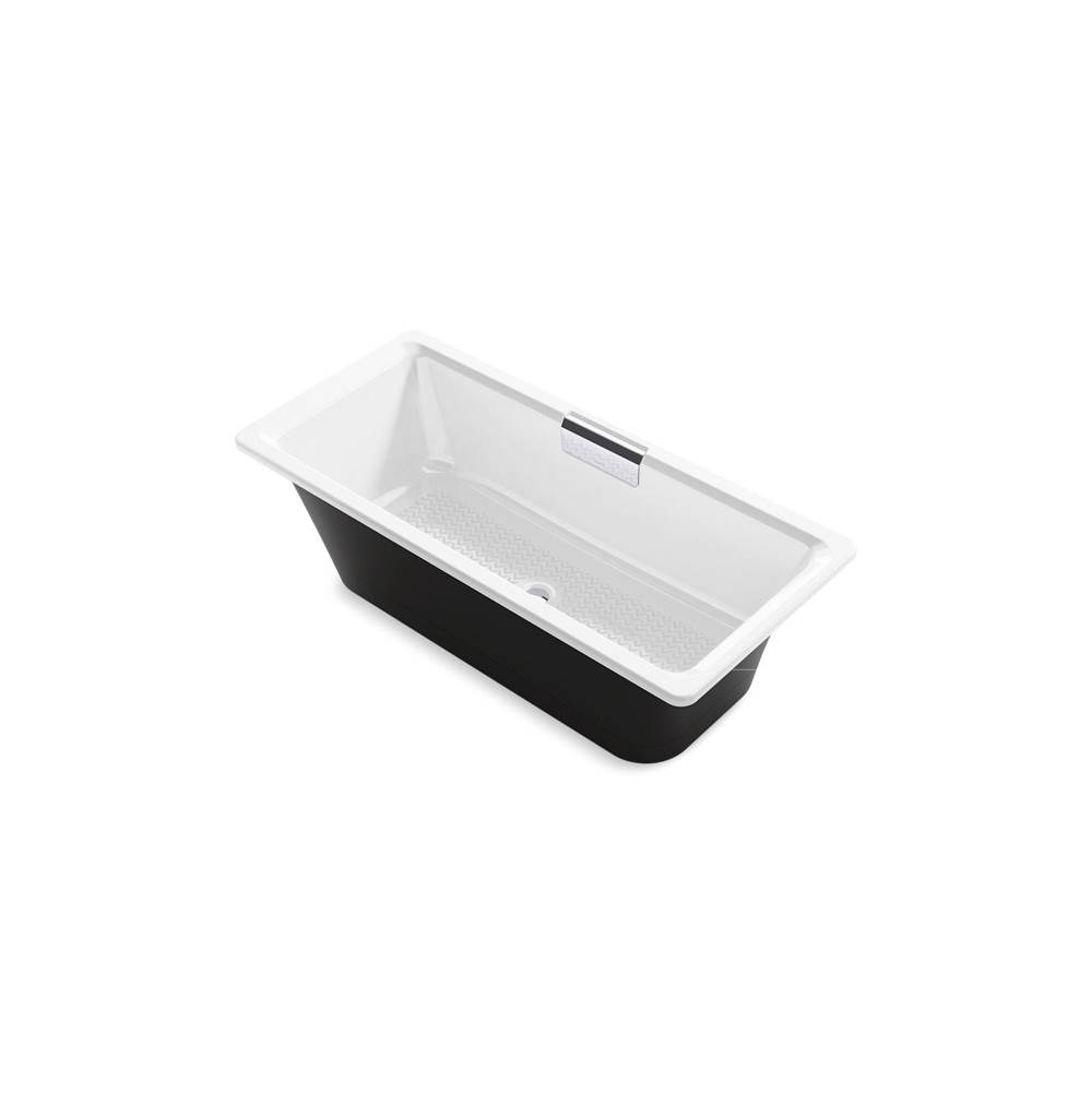 Volute™ 63'' x 28-3/8'' freestanding bath with base-related