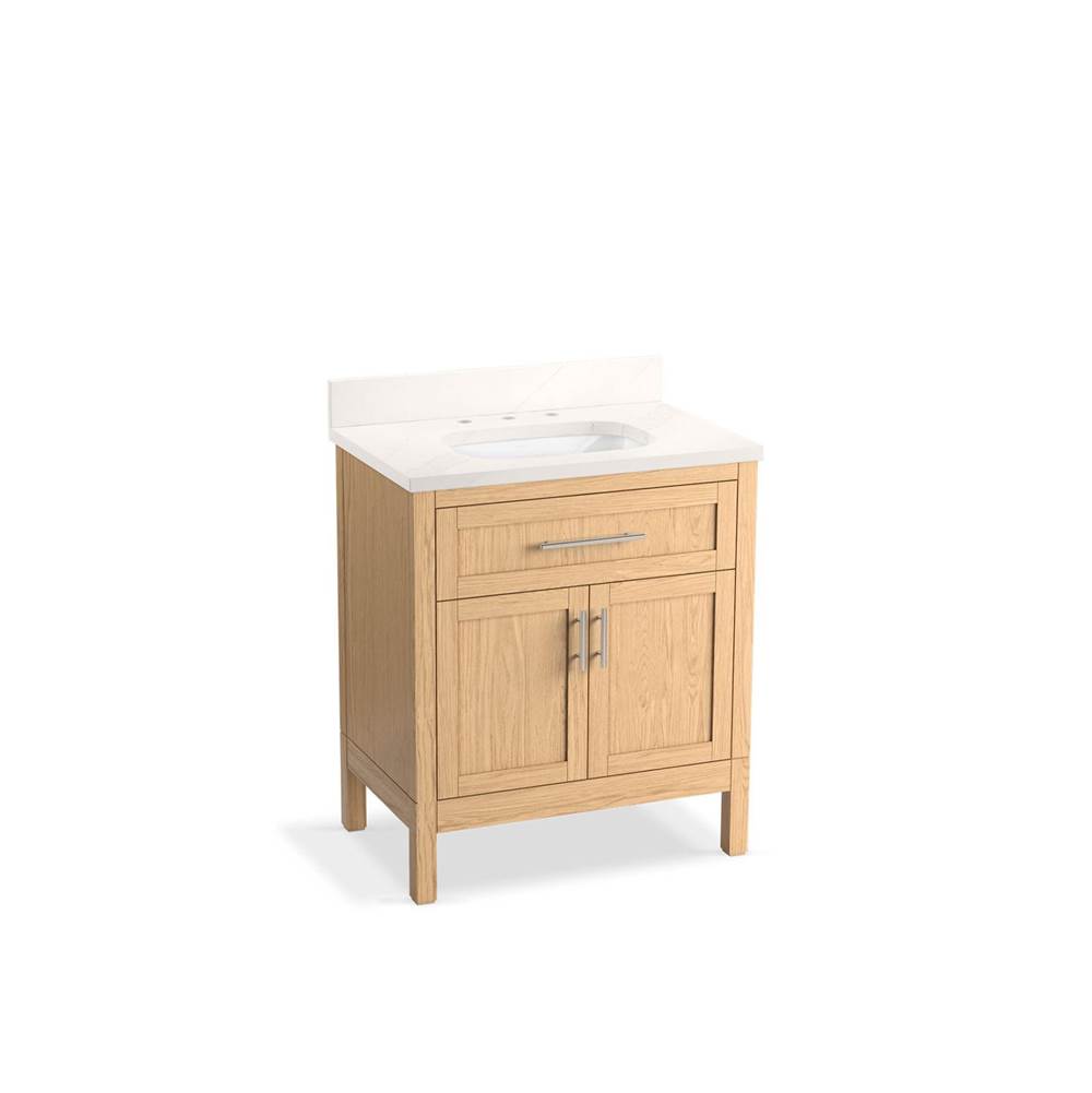 Hadron™ 30'' bathroom vanity cabinet with sink and quartz top-related