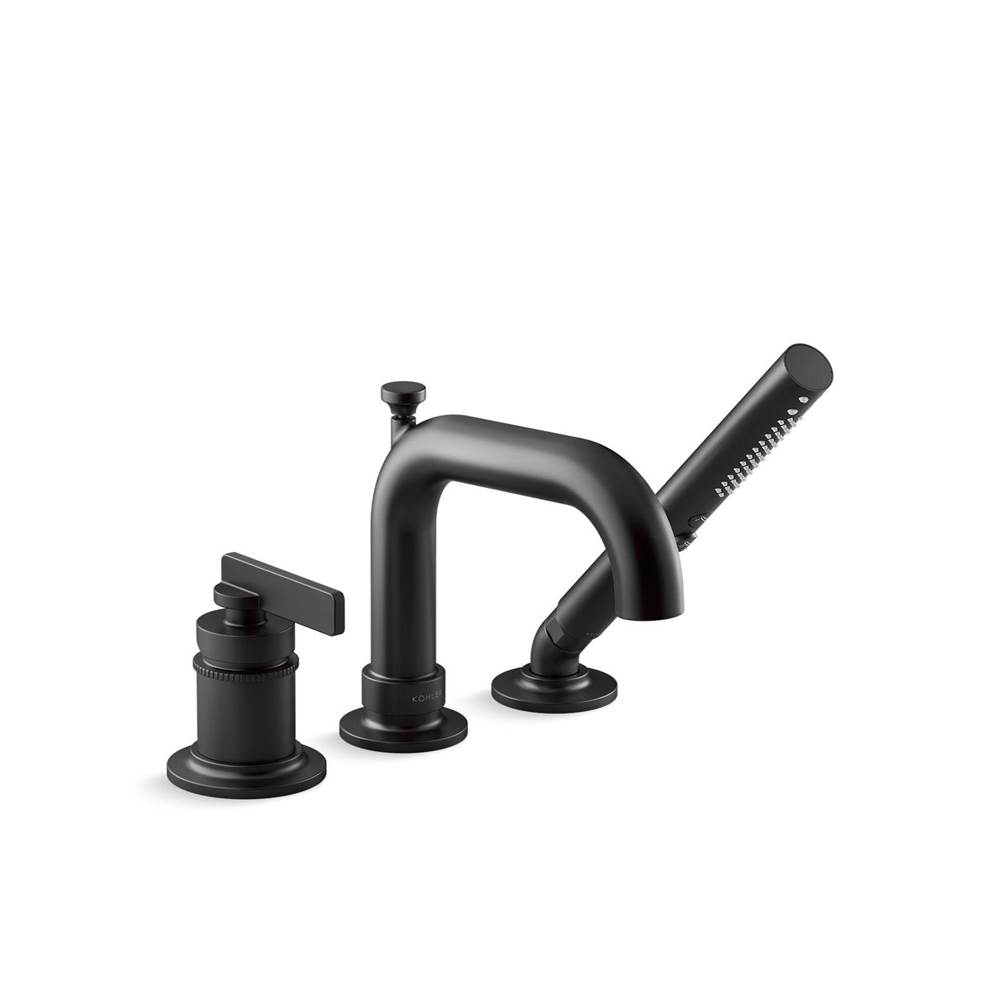 Castia™ by Studio McGee Deck-mount bath faucet with handshower-related