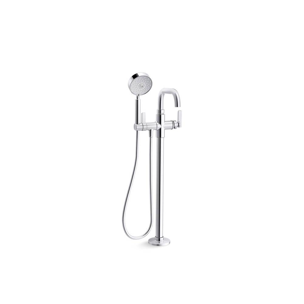 Castia™ by Studio McGee Floor-mount bath filler trim with handshower-related