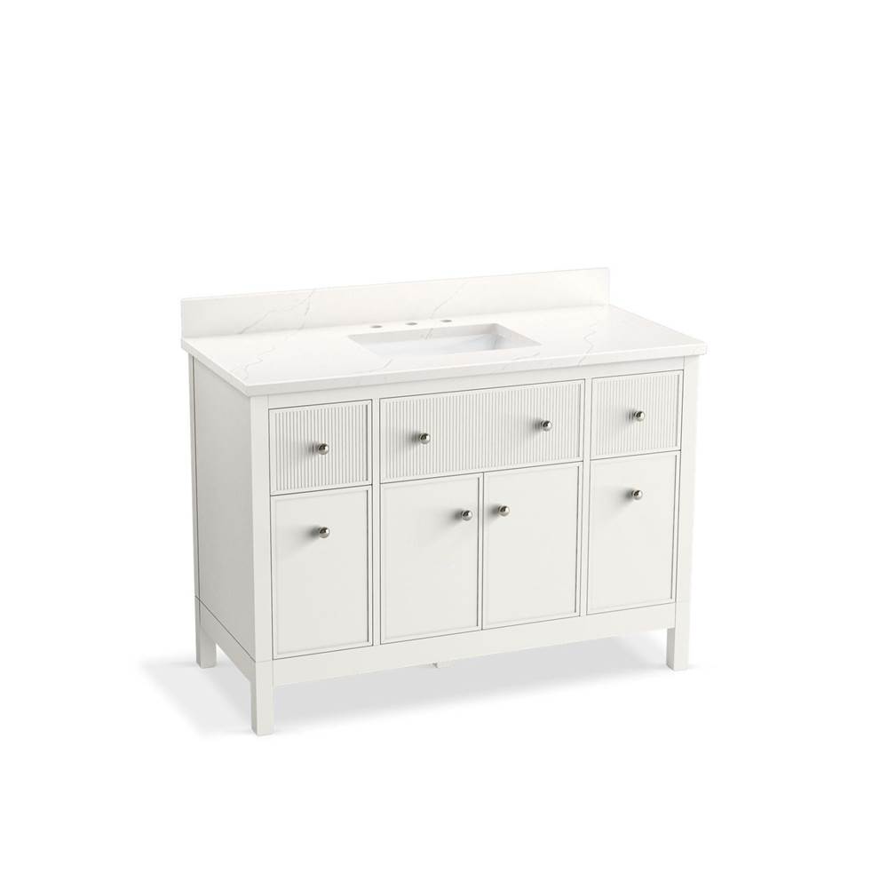 Malin™ by Studio McGee 48'' bathroom vanity cabinet with sink and quartz top-related