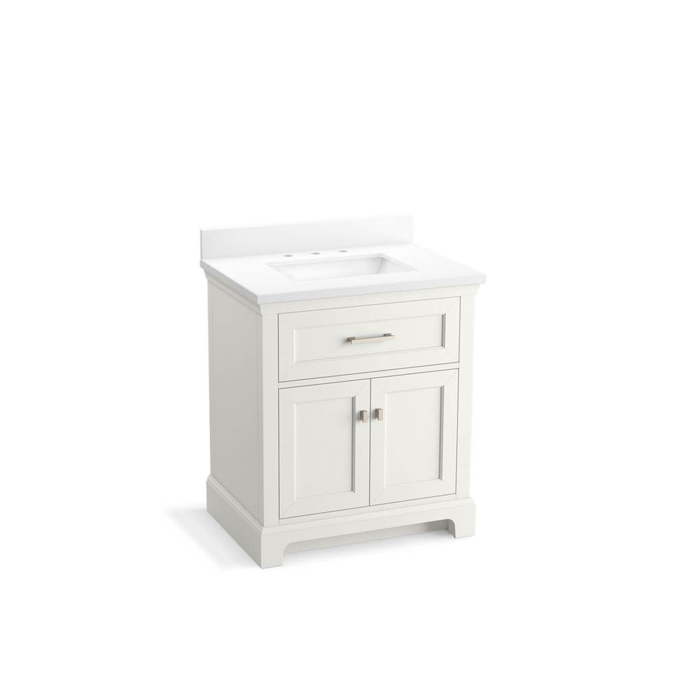 Charlemont 30 in. Bathroom Vanity Cabinet With Sink And Quartz Top-shop