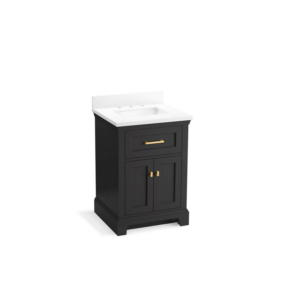 Charlemont 24 in. Bathroom Vanity Cabinet With Sink And Quartz Top-related