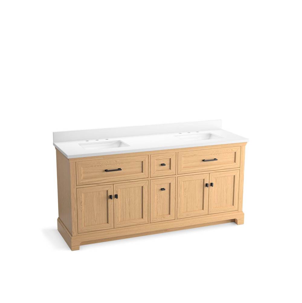 Charlemont 72 in. Bathroom Vanity Cabinet With Sinks And Quartz Top-related