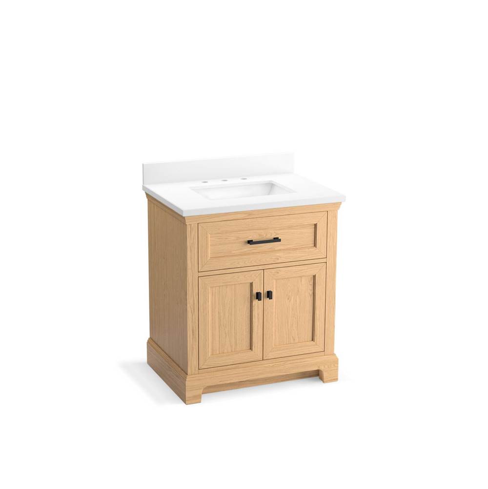 Charlemont 30 in. Bathroom Vanity Cabinet With Sink And Quartz Top-shop