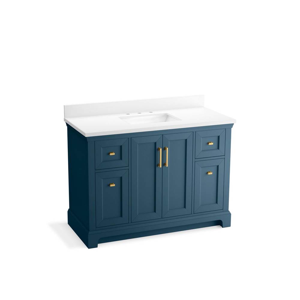 Charlemont 48 in. Bathroom Vanity Cabinet With Sink And Quartz Top-related