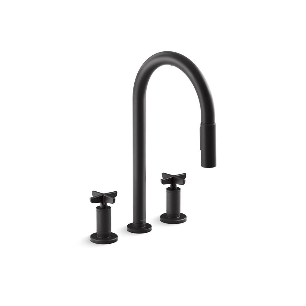 Billet™ Touchless pull-down kitchen sink faucet with two-function sprayhead-related
