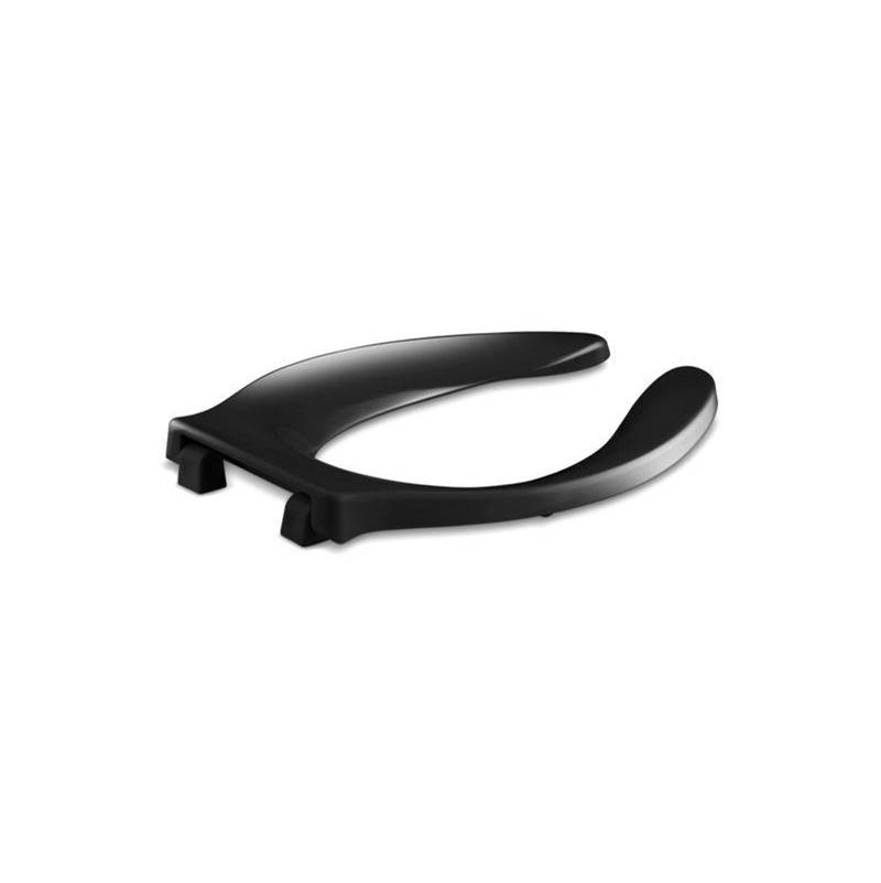 Stronghold® Elongated toilet seat with integrated handle and self-sustaining chec-shop