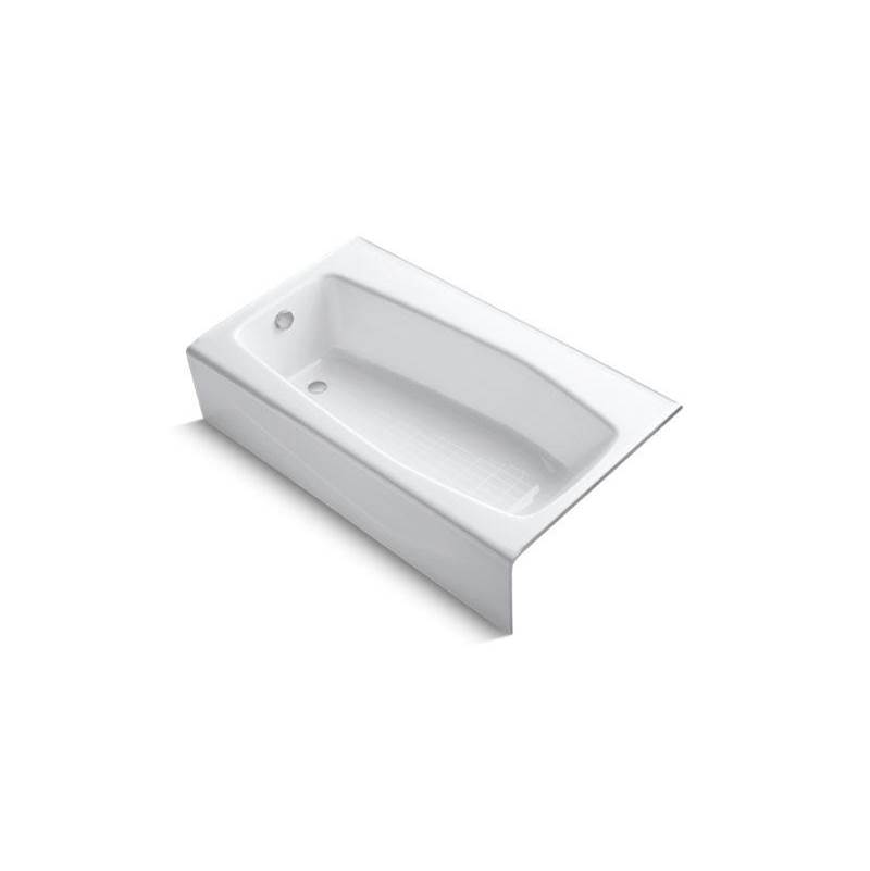 Villager® 60'' x 34-1/4'' alcove bath with left-hand drain-related