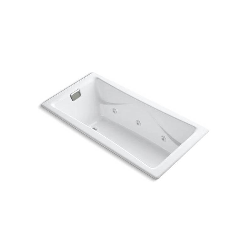 Tea-for-Two® 71-3/4'' x 36'' drop-in/undermount whirlpool bath with end drain-related