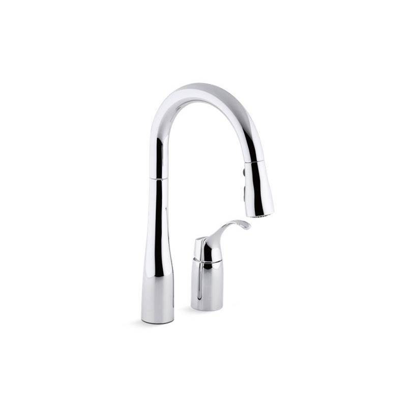 Simplice® Pull-down bar sink faucet with three-function sprayhead-related