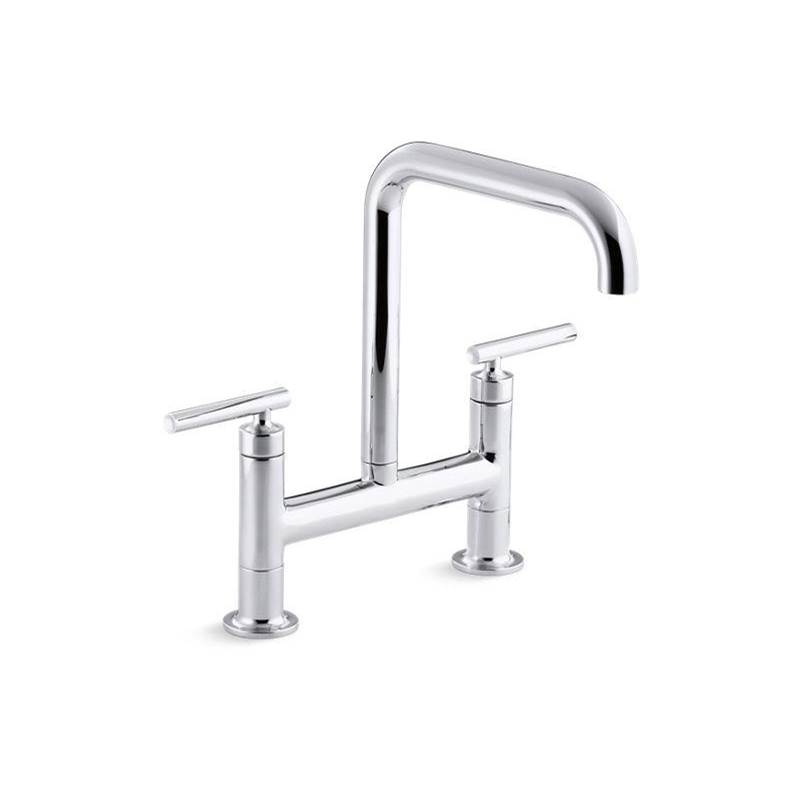 Purist® Two-hole bridge kitchen sink faucet-related