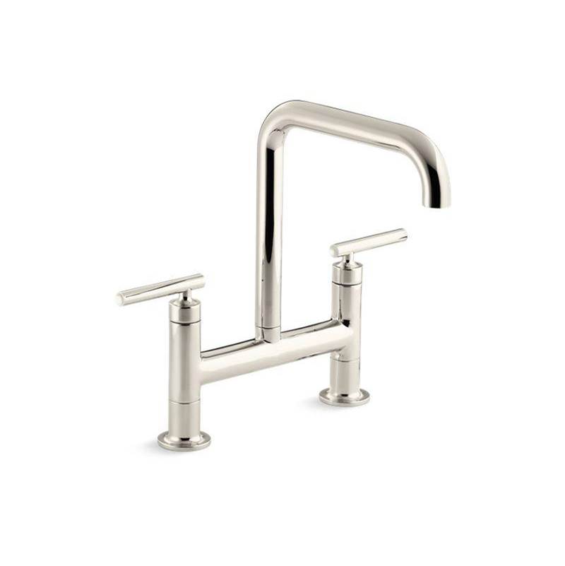 Purist® Two-hole bridge kitchen sink faucet-related