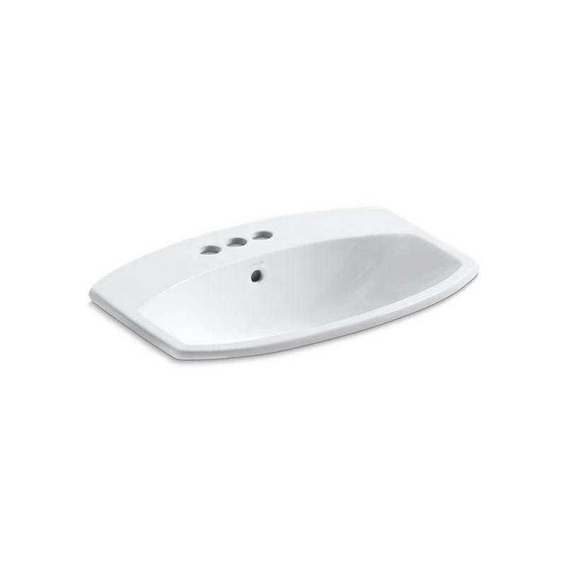 Cimarron® Drop-in bathroom sink with 4'' centerset faucet holes-related