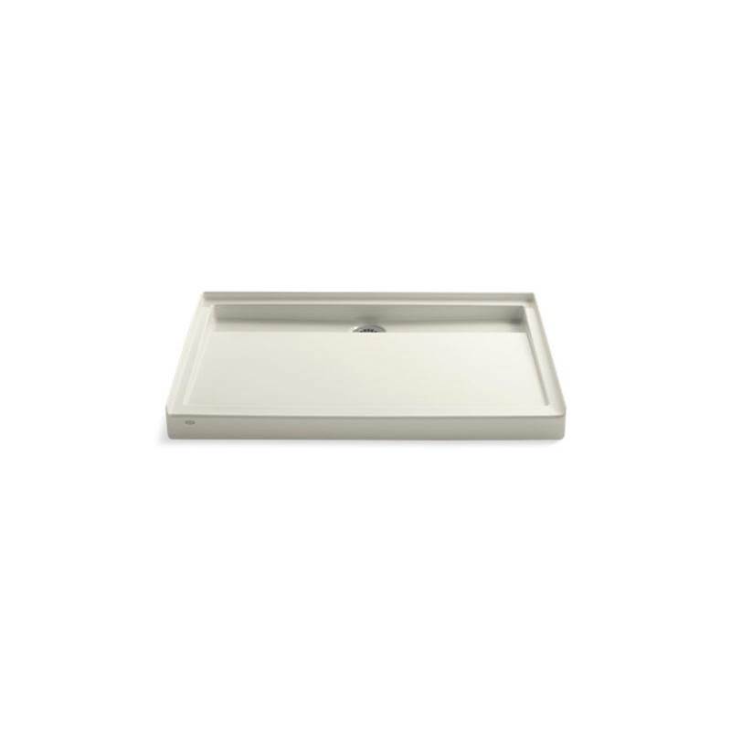 Groove® 48'' x 36'' single threshold rear center drain shower base-shop