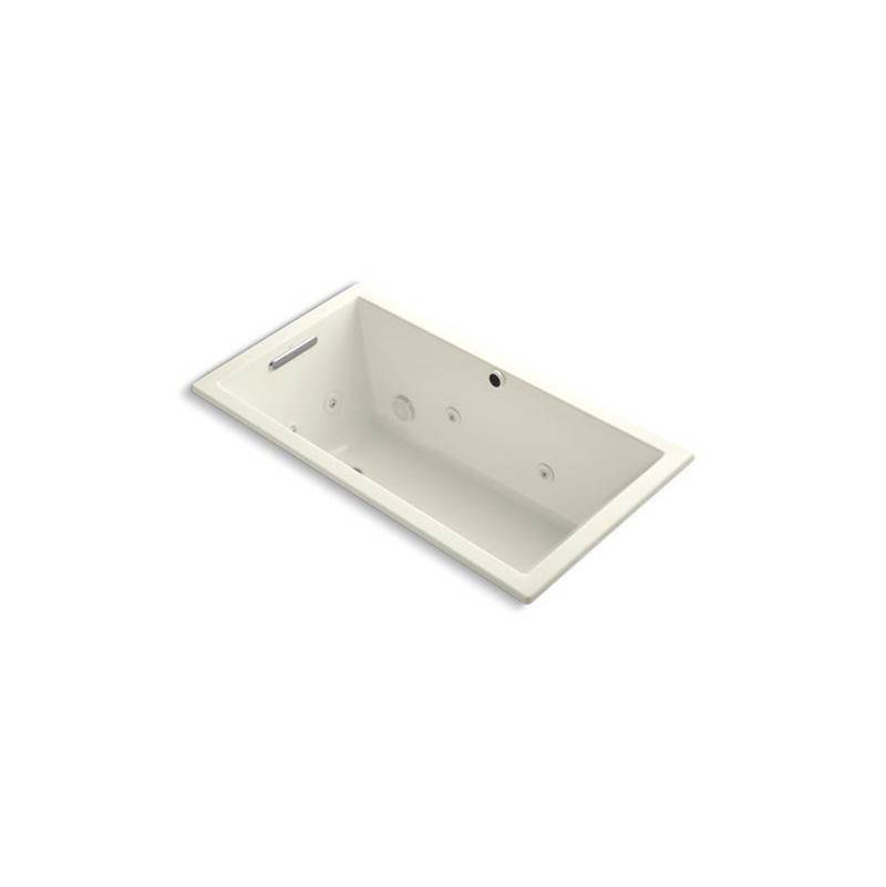 Underscore® 60'' x 32'' heated whirlpool bath with end drain-shop