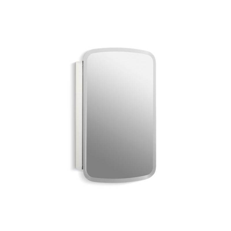 Bancroft® 20'' W x 31'' H aluminum single-door medicine cabinet with mirrored doo-related